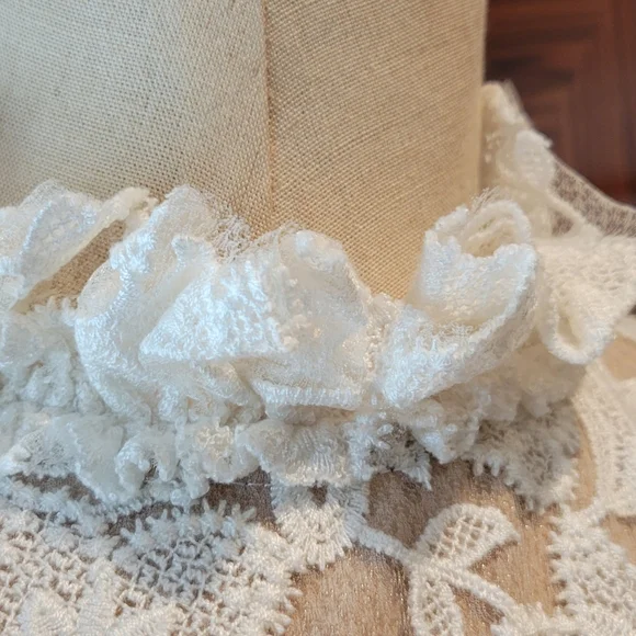 Alexis - White Lace Mini Dress - Picture 3 of 8